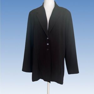 Chico's Elegant Black Blazer size L